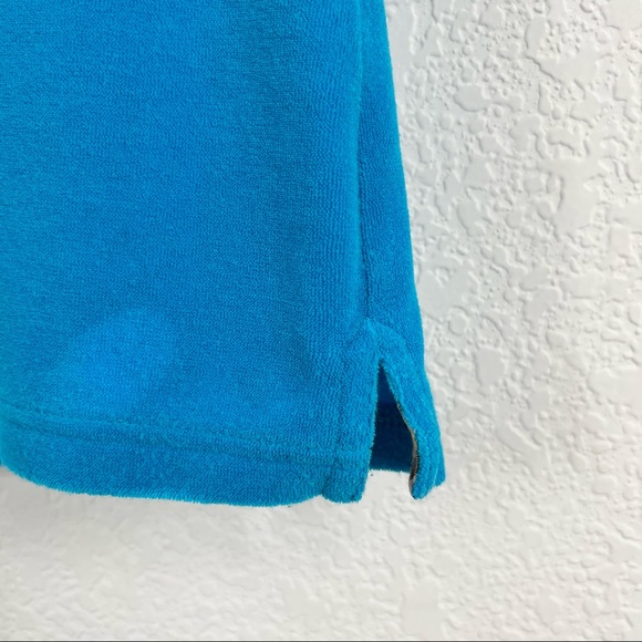 Burberry Golf Terry Towel Cloth Nova Check Plaid Polo - Picture 4 of 11